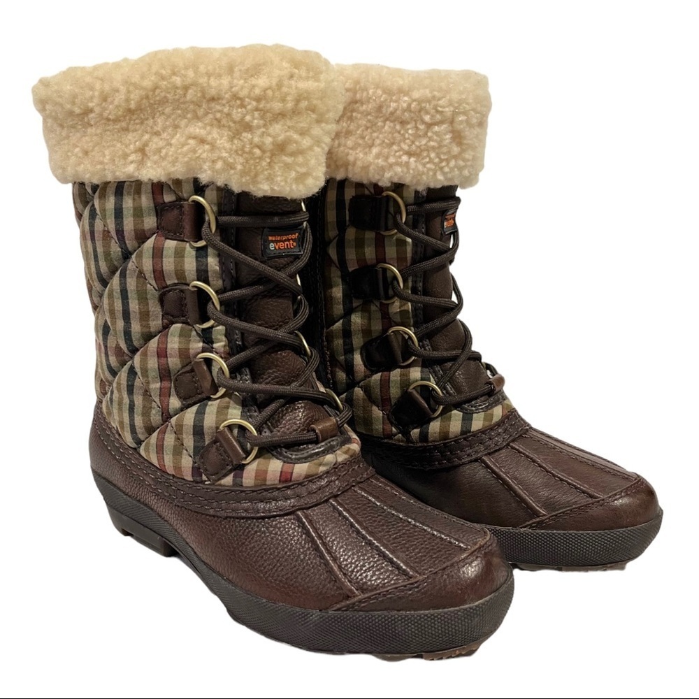 UGG Quilted Newberry Plaid Shearling Boots
